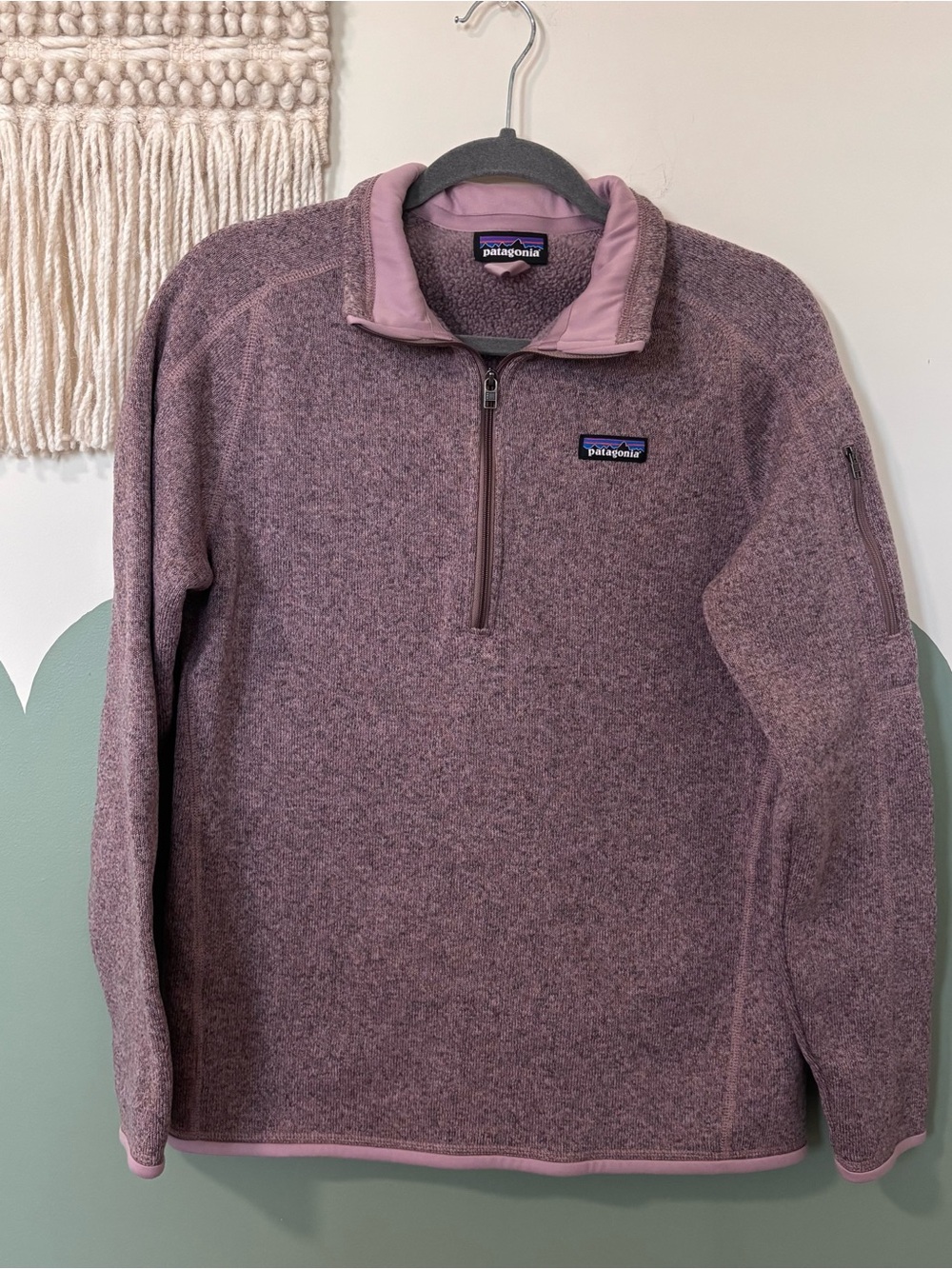 Patagonia Women's Half-Zip Fleece Pullover - Mauve